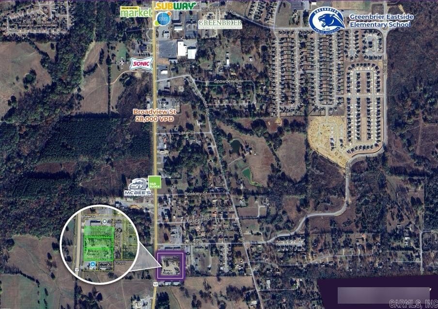 Prime Commercial Land in Greenbrier
