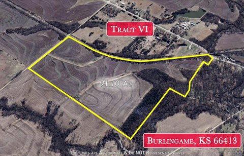 91 Acres Near Burlingame, Kansas