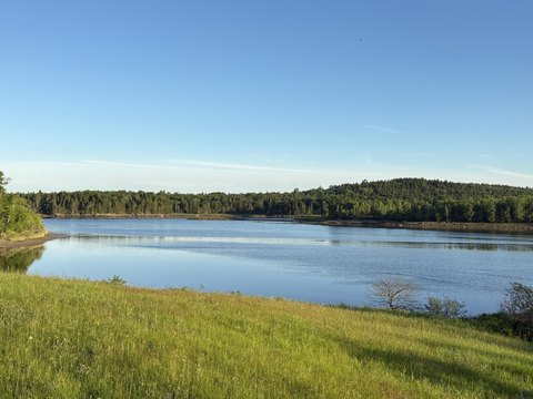 Picturesque Land Overlooking Tidal River