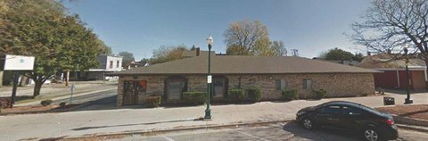 Brick Corner Retail Office Building