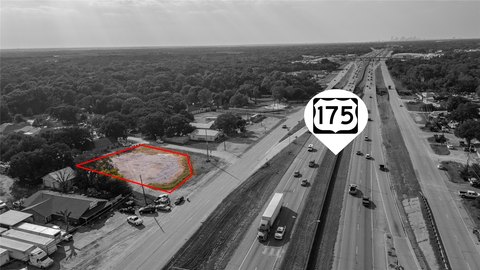 Fenced Commercial Land Parcel