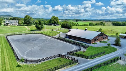 Equestrian Center with Mountain Views