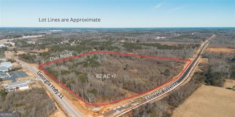 62-Acre Land Parcel in Monroe