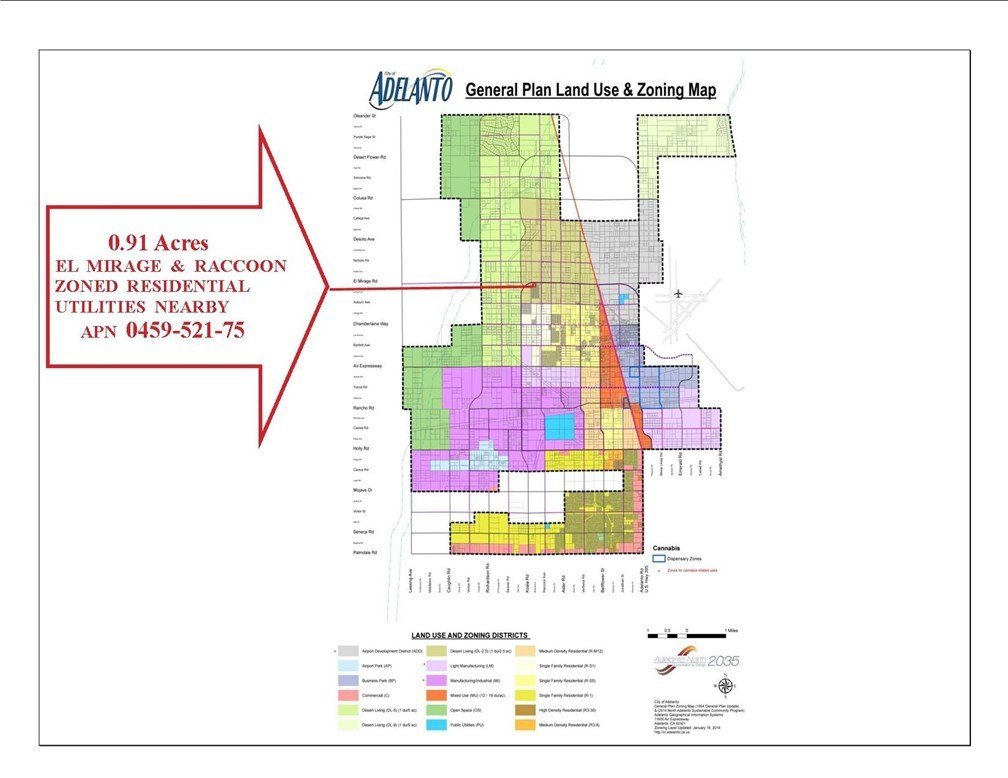 Residential Land in Adelanto, CA