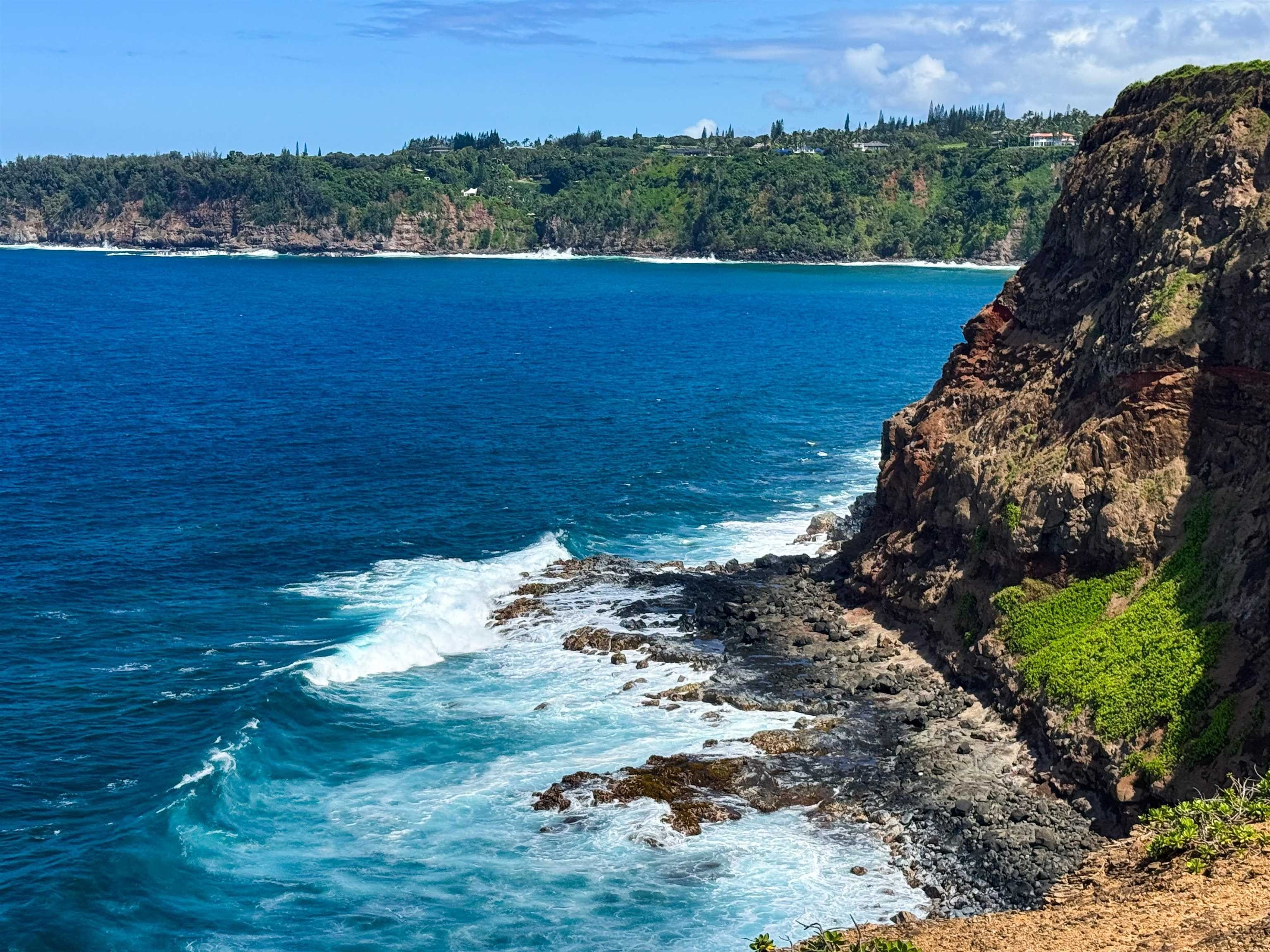 Land with Ocean and Mountain Views