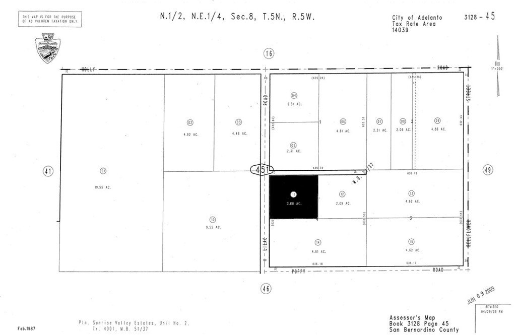 Adelanto Land for Future Development