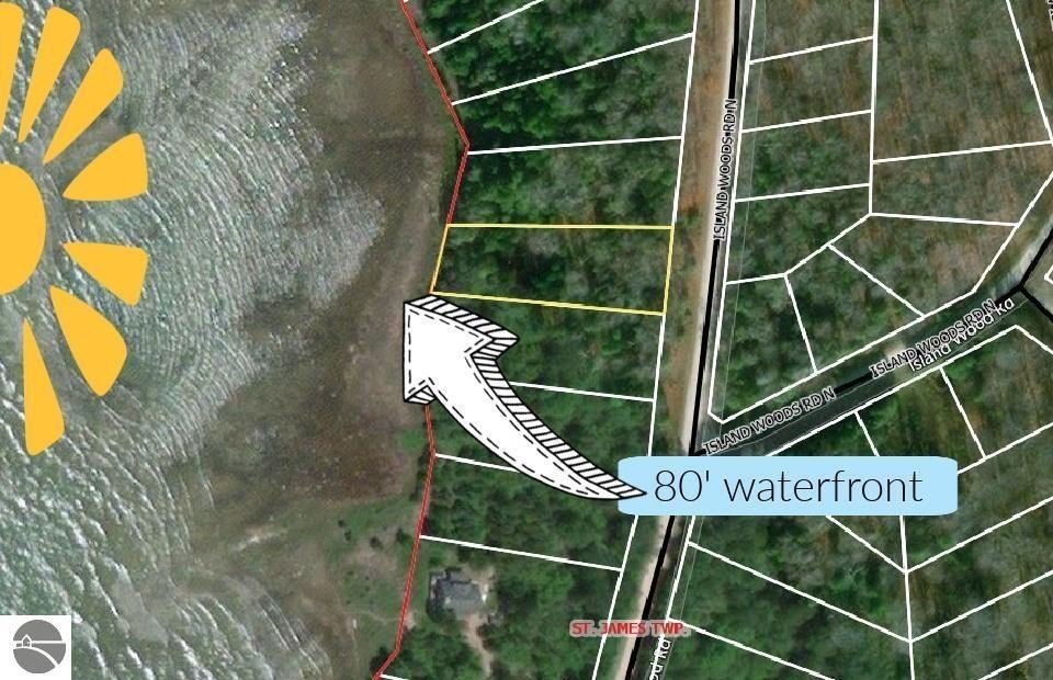 Woodland Lot with Private Beach