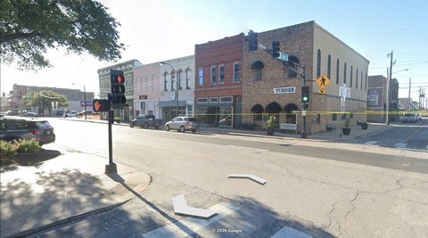 Two-Story Corner Commercial Building