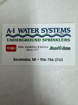 Established Underground Sprinkler Business Opportunity