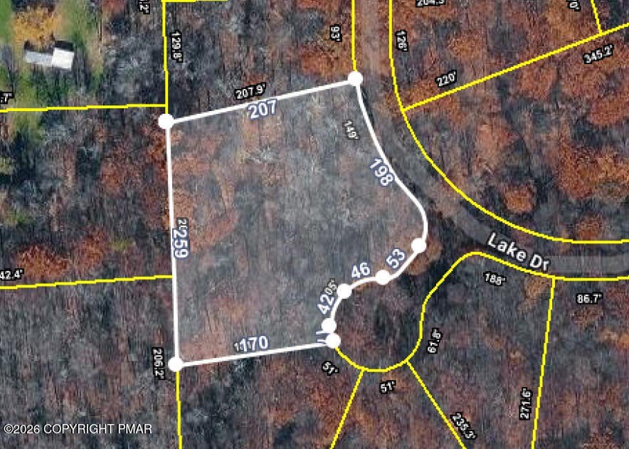 Poconos Land in Lake Community