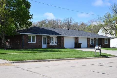 Zero-Entry Duplex with Patios