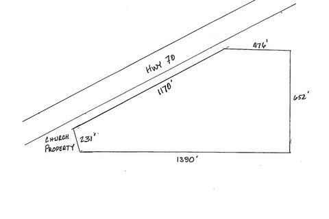 Commercial Land with Hwy 70 Frontage