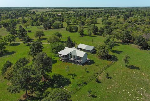 Fenced Ranch Estate with Hangar Barn