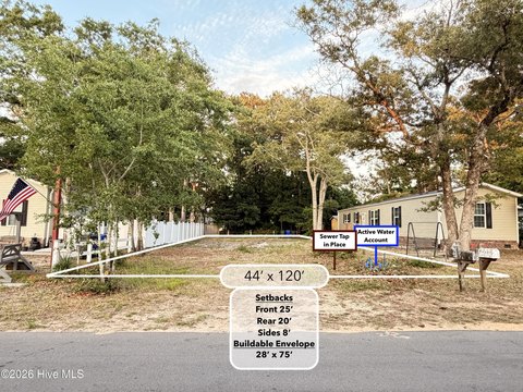Cleared Lot Near Oak Island