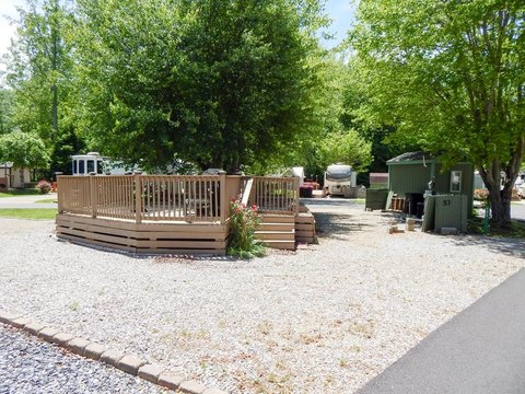 Improved RV Resort Lot