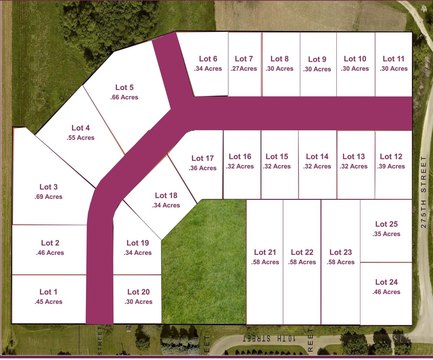 Residential Lot in Quasqueton, Iowa