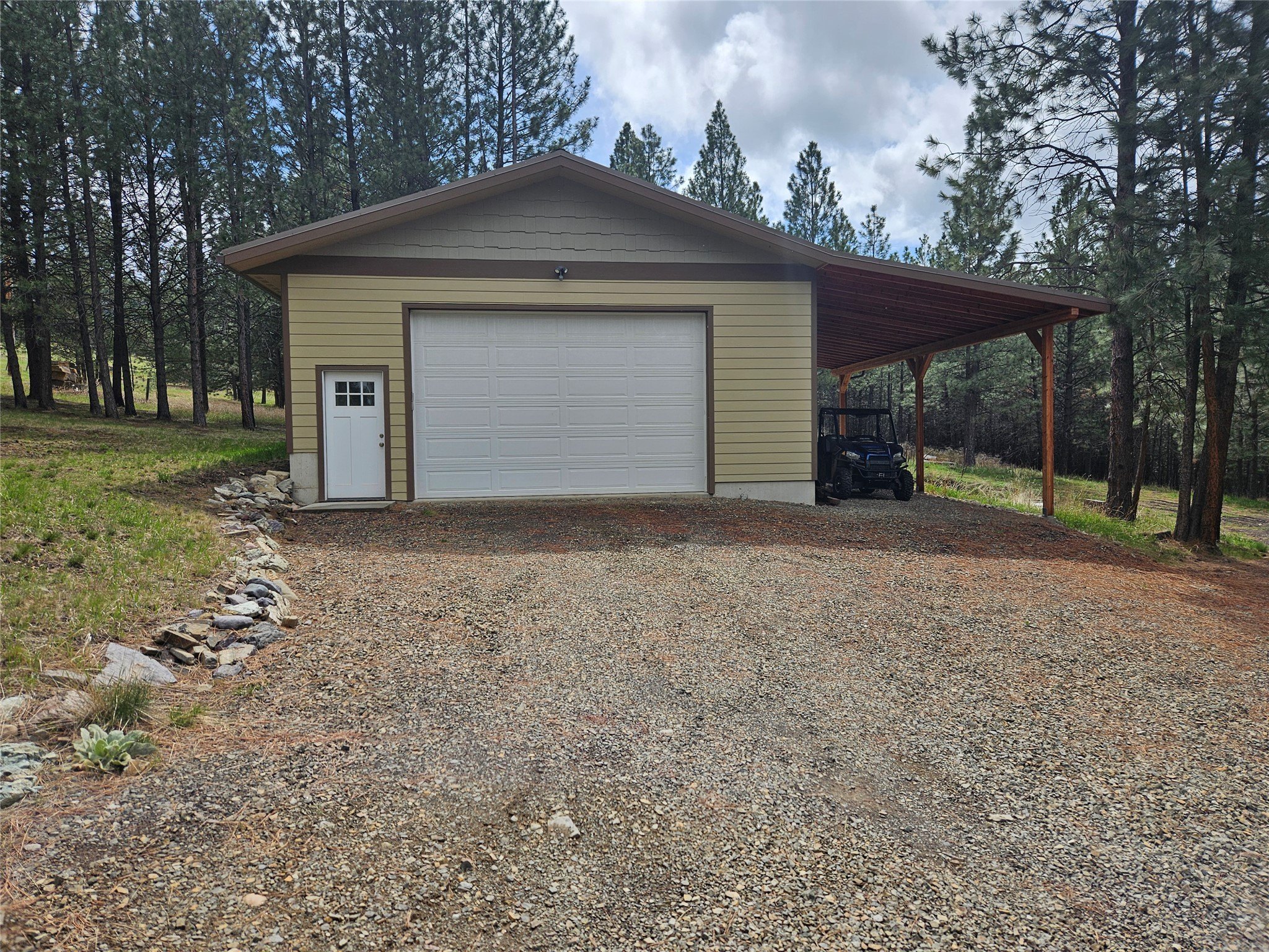 Wooded Lot with Garage