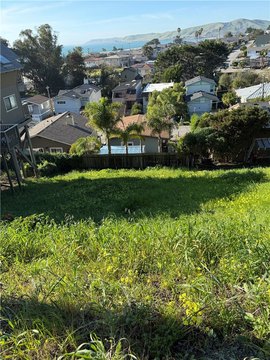 Ocean View Cayucos Buildable Lot