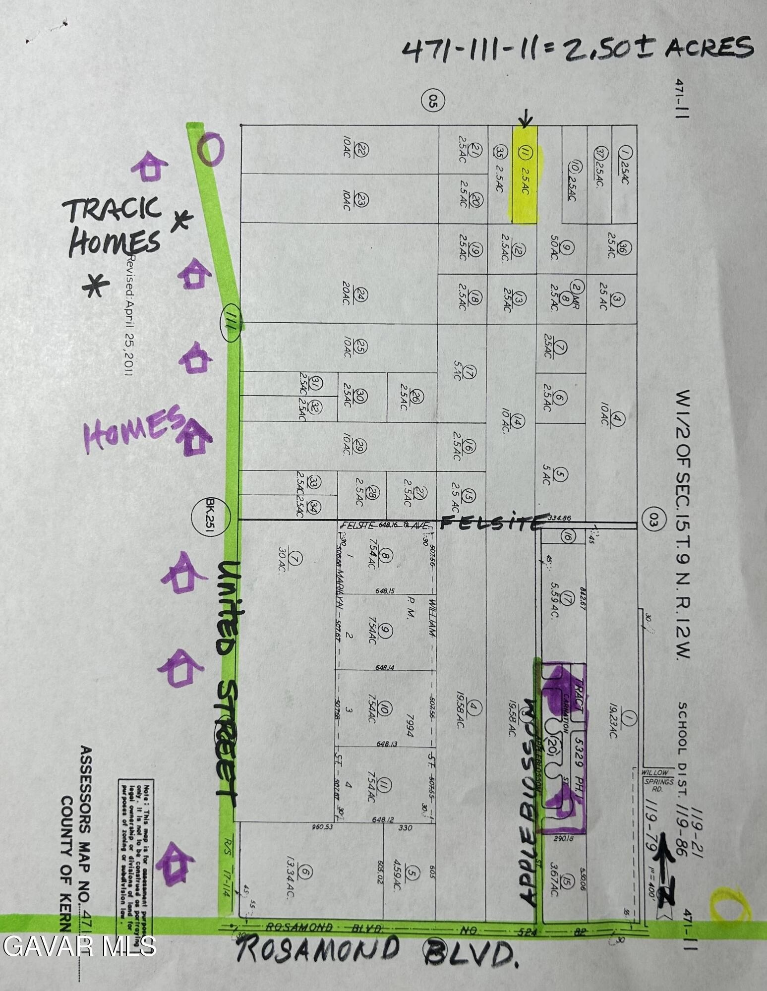 Land Near Rosamond Blvd