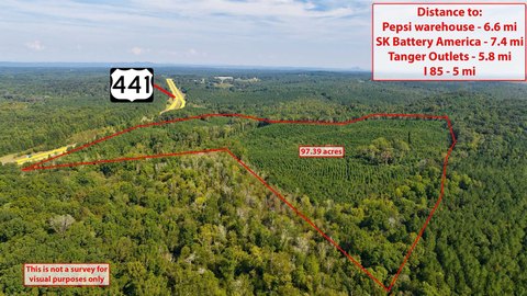 Industrial Land Tract with Highway Frontage
