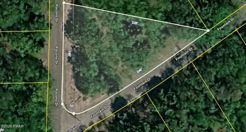 Pocono Springs Estates Land