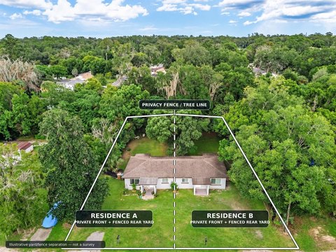 Updated Duplex with Private Yards