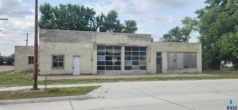 Masonry Gas Station Building