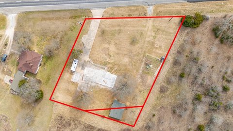 Land with Existing Concrete Slab and Workshop