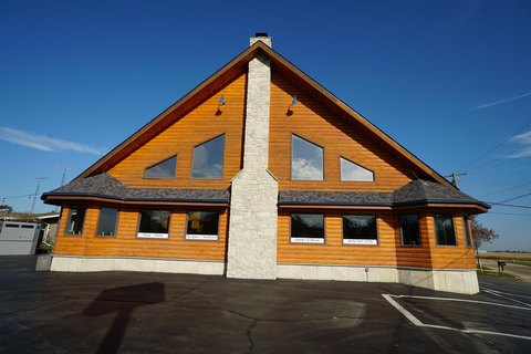 Log Restaurant Building