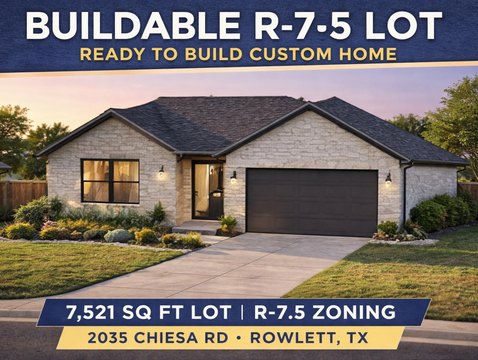 Buildable Residential Lot with Wide Frontage