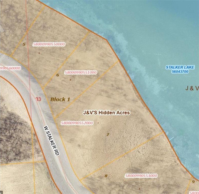 Stalker Lake Wooded Lakefront Lots