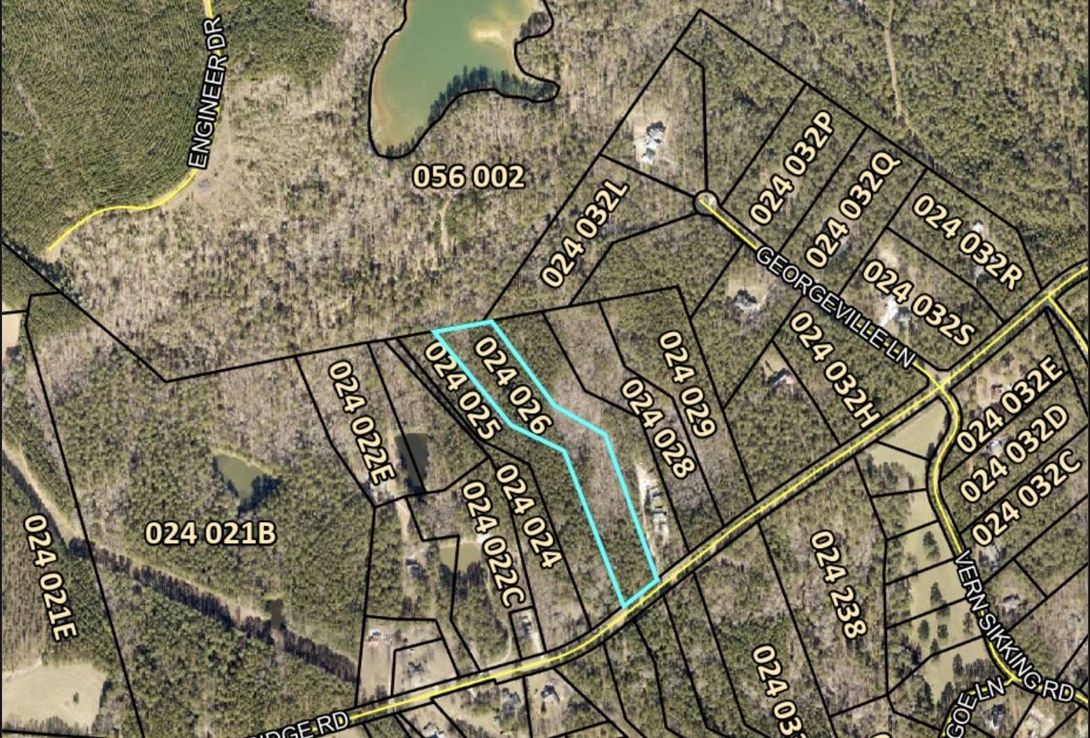 Appling, GA Wooded Land
