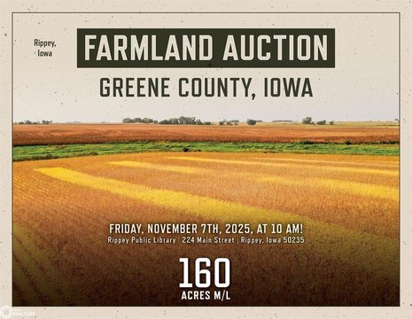 Iowa Farmland Auction - 160 Acres