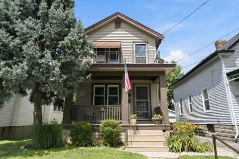Duplex Residence with Second-Story Balcony