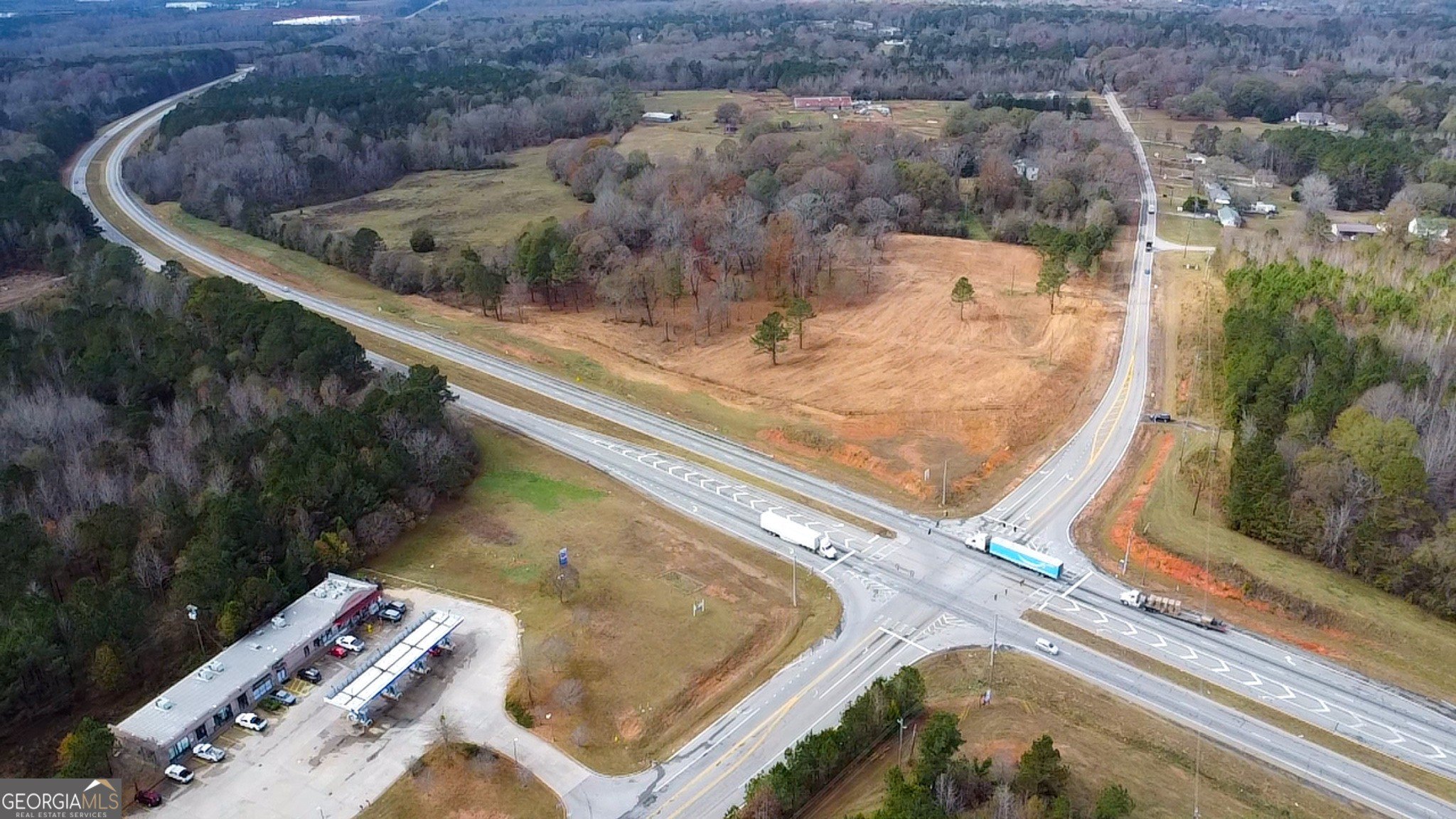 8-Acre Corner Lot in Griffin