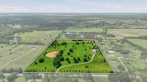 Fenced Equestrian Acreage with Pond
