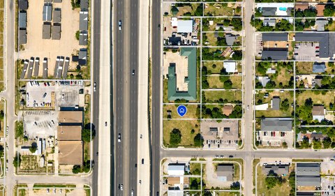 Fenced Commercial Land