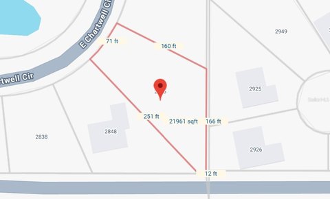 Large Lot in Canterbury Estates