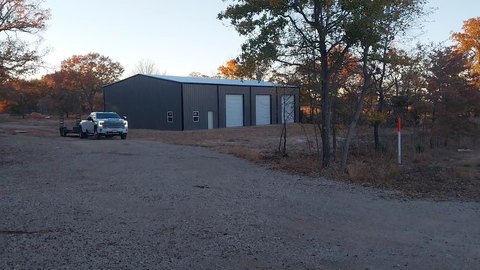 New Metal Warehouse with 4 Bay Doors