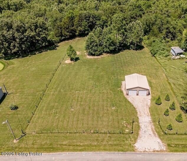 Partially Wooded Acreage with Garage