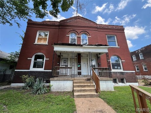 Brick Quadplex Apartment Building