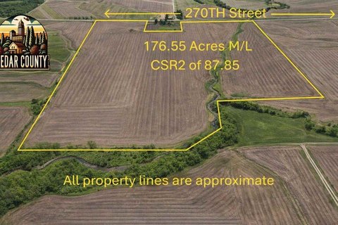 Cedar County Farm with Tillable Acres