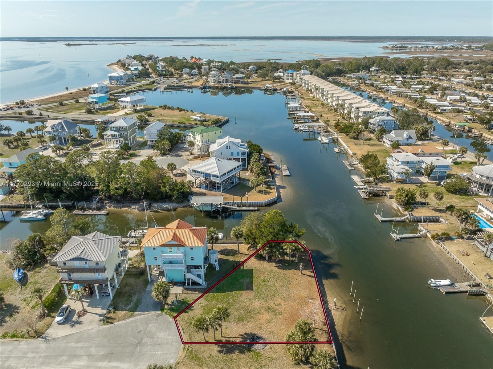 Waterfront Buildable Lot on Canal