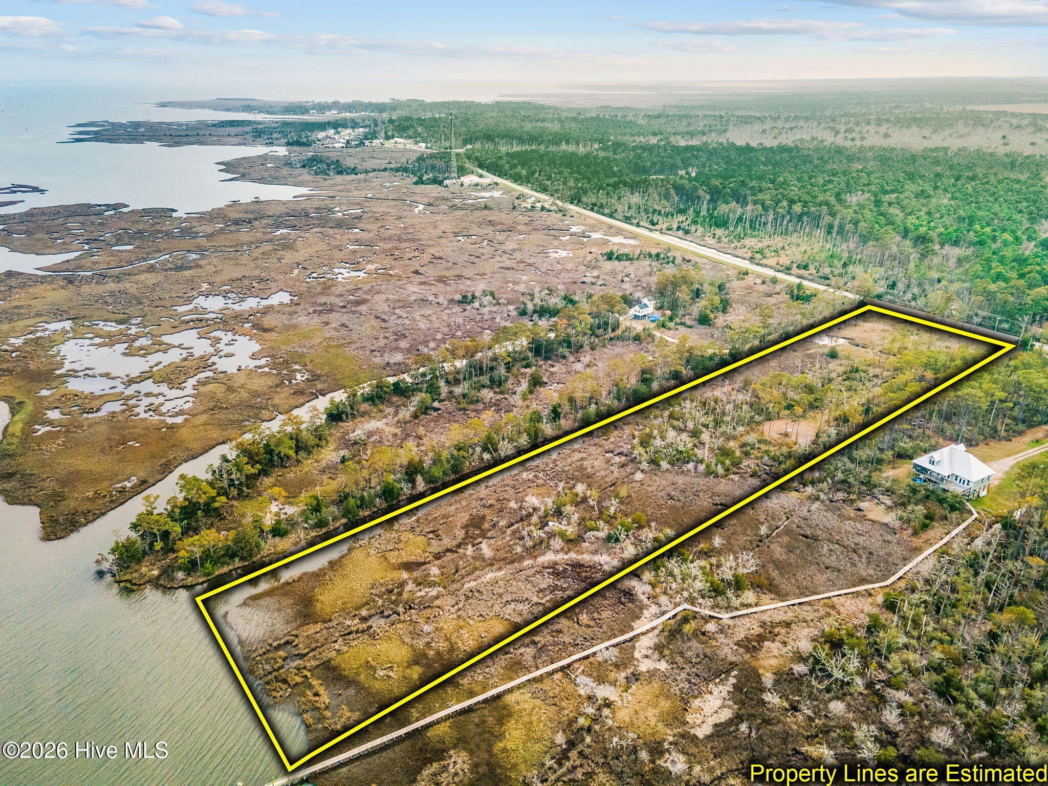 Expansive Land with Waterfront Views