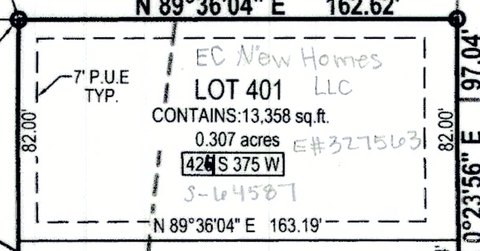 Ephraim Land Ready to Build