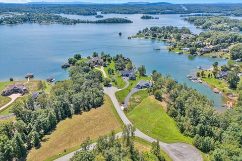 Land with Lake and Mountain Views