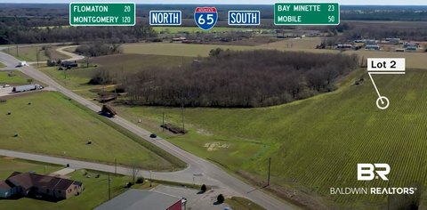 Cleared Interstate Commercial Land