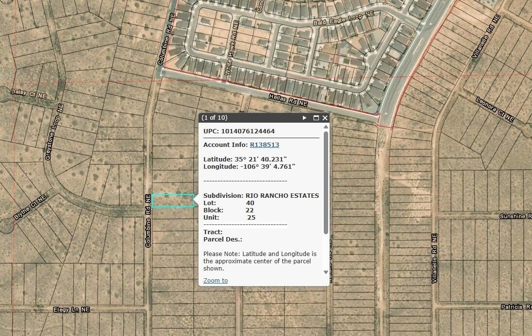 Rio Rancho Half-Acre Lot