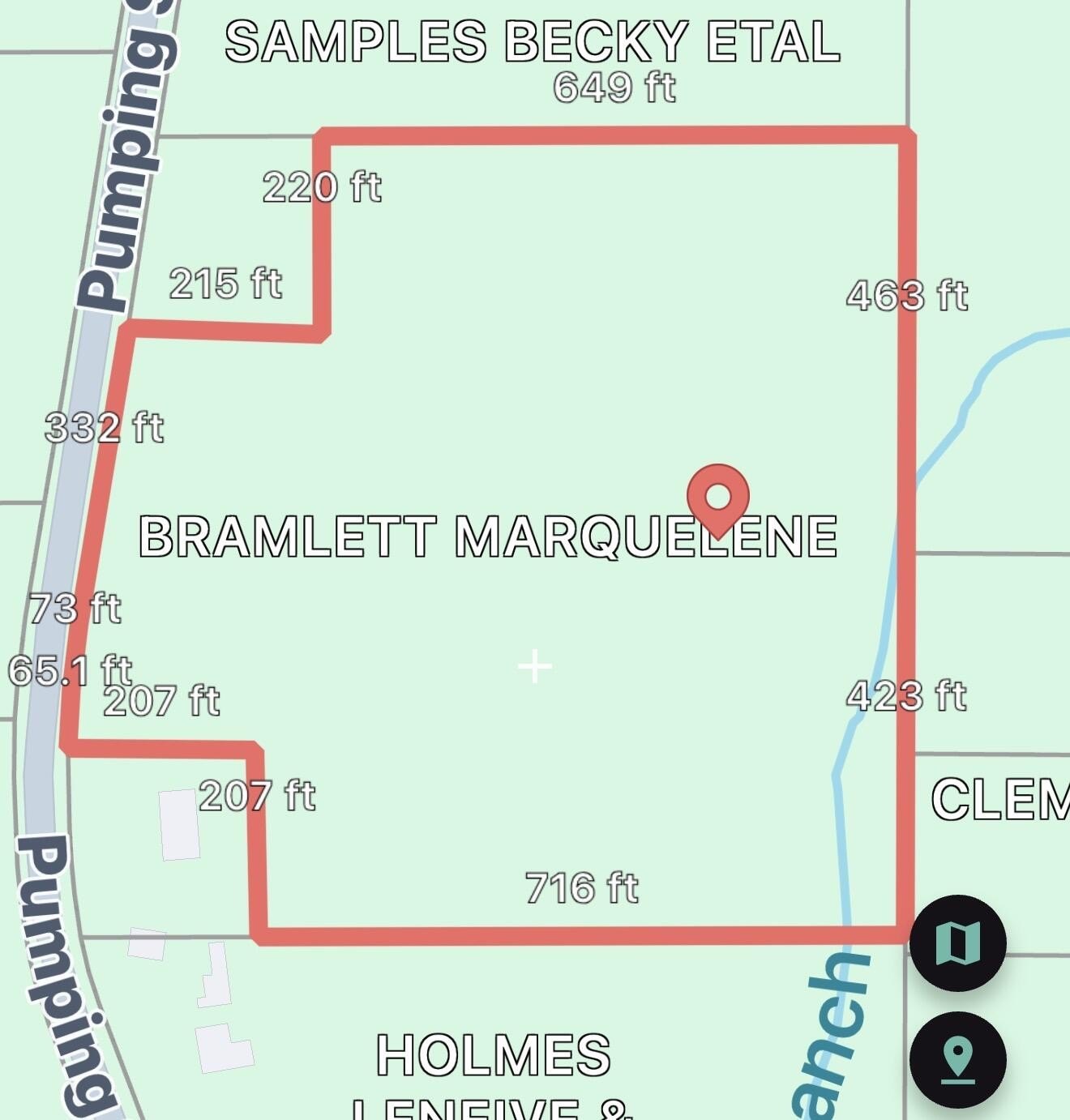 Unrestricted Land with Creek Frontage