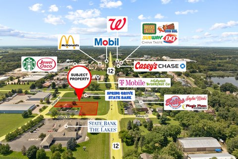 Commercial Land with Dual-Road Access